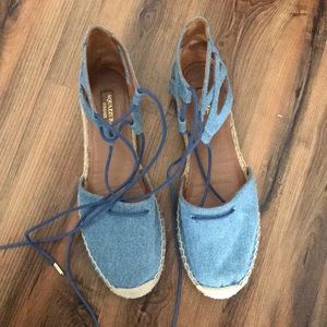 Aquazzura Denim Espadrilles